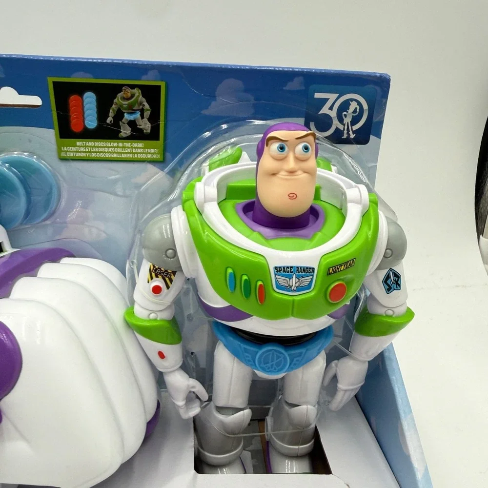 Disney Pixar Toy Story Mattel Buzz Lightyear and Galactic Punch Launcher Bundle